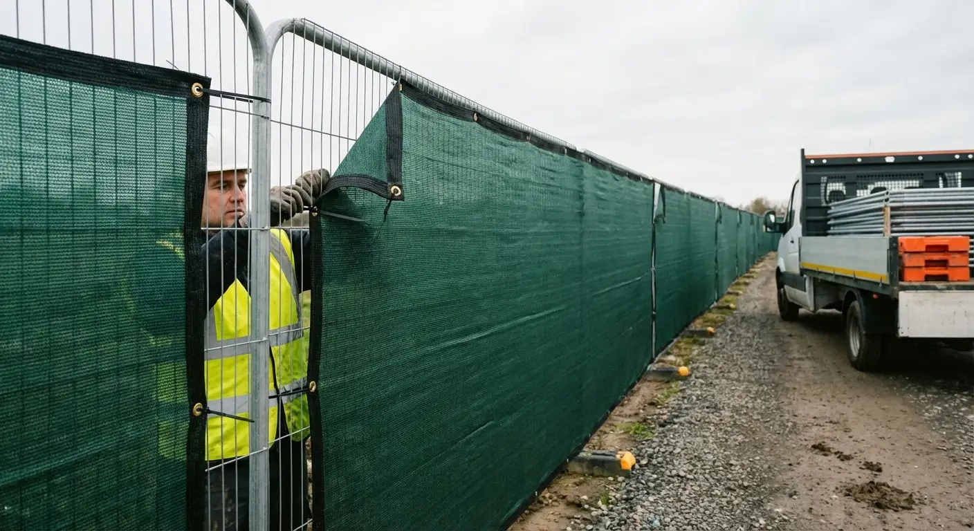 High security temporary fencing perimeter in Roxbury, MA