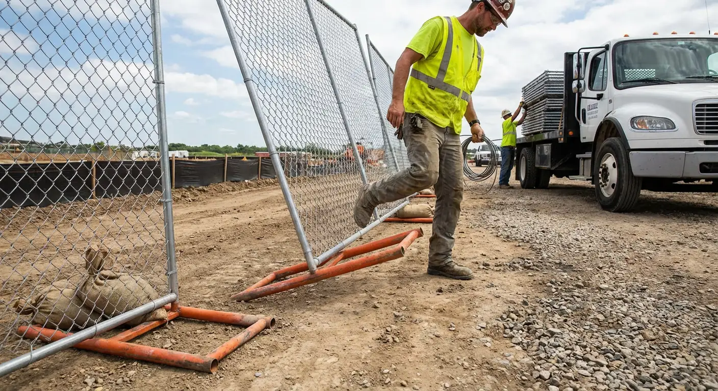 Diagram showing common crowd control barrier failure points in Roxbury, MA