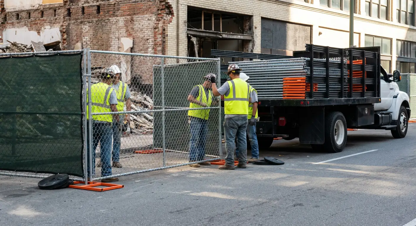 Roxbury fencing logistics and security challenges