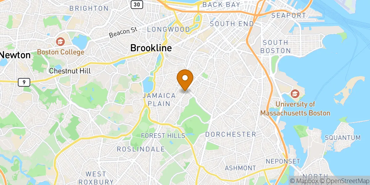  neighborhood map in Roxbury, MA