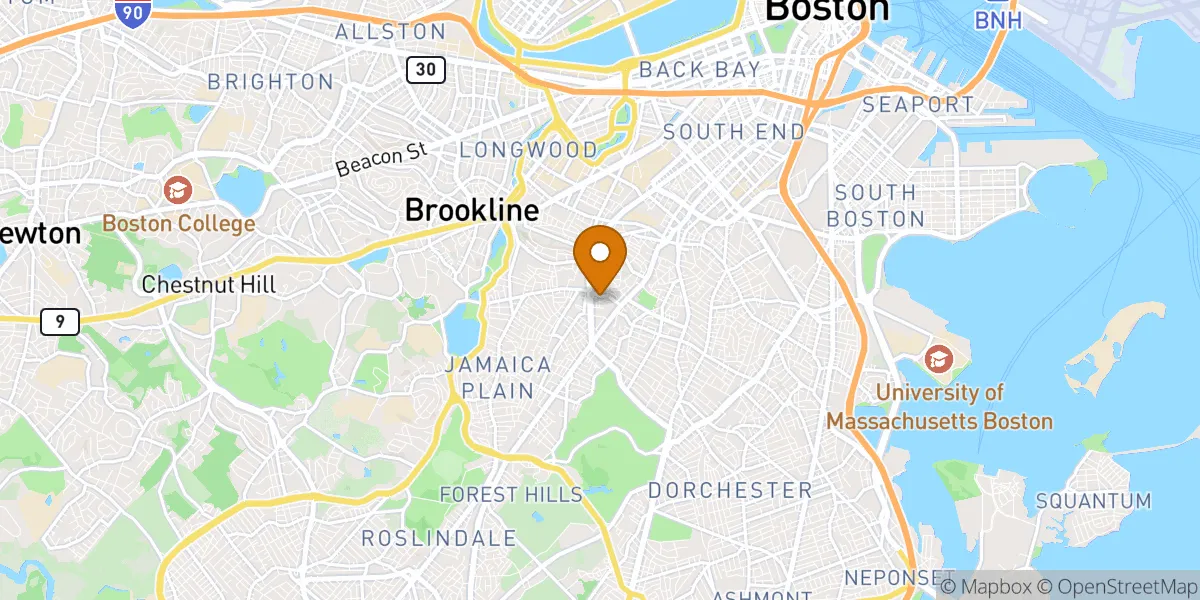  neighborhood map in Roxbury, MA