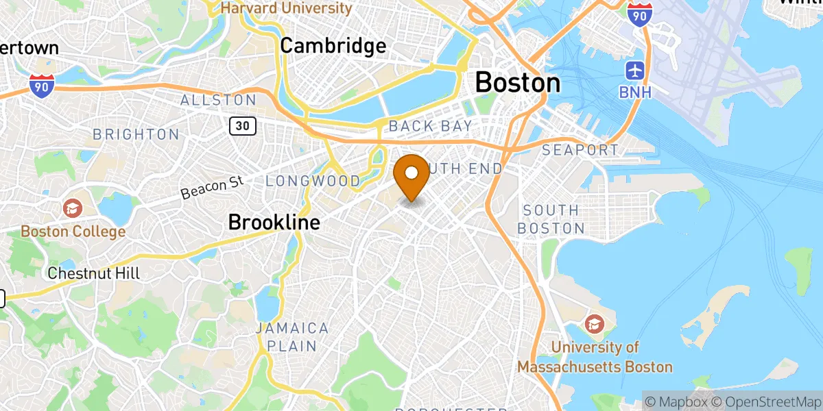  neighborhood map in Roxbury, MA