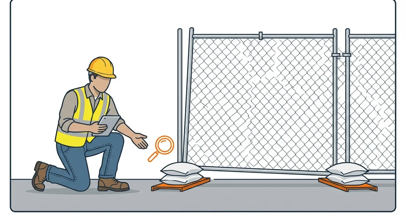 Diagram showing causes of temporary fence instability in Roxbury, MA
